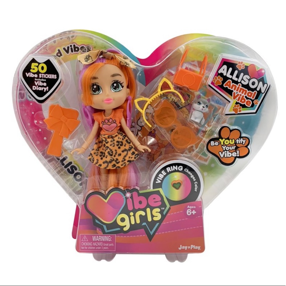 Vibe Girls Allison Animal Vibe Including 50 Stickers And Vibe Diary